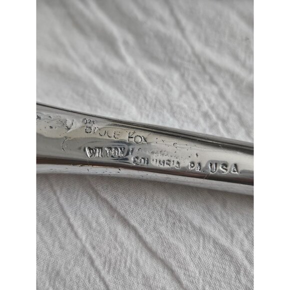 5 Piece Bruce Fox Design Turkey Handle Serving Set Fork Knife Spoon Honing Steel - Picture 12 of 14